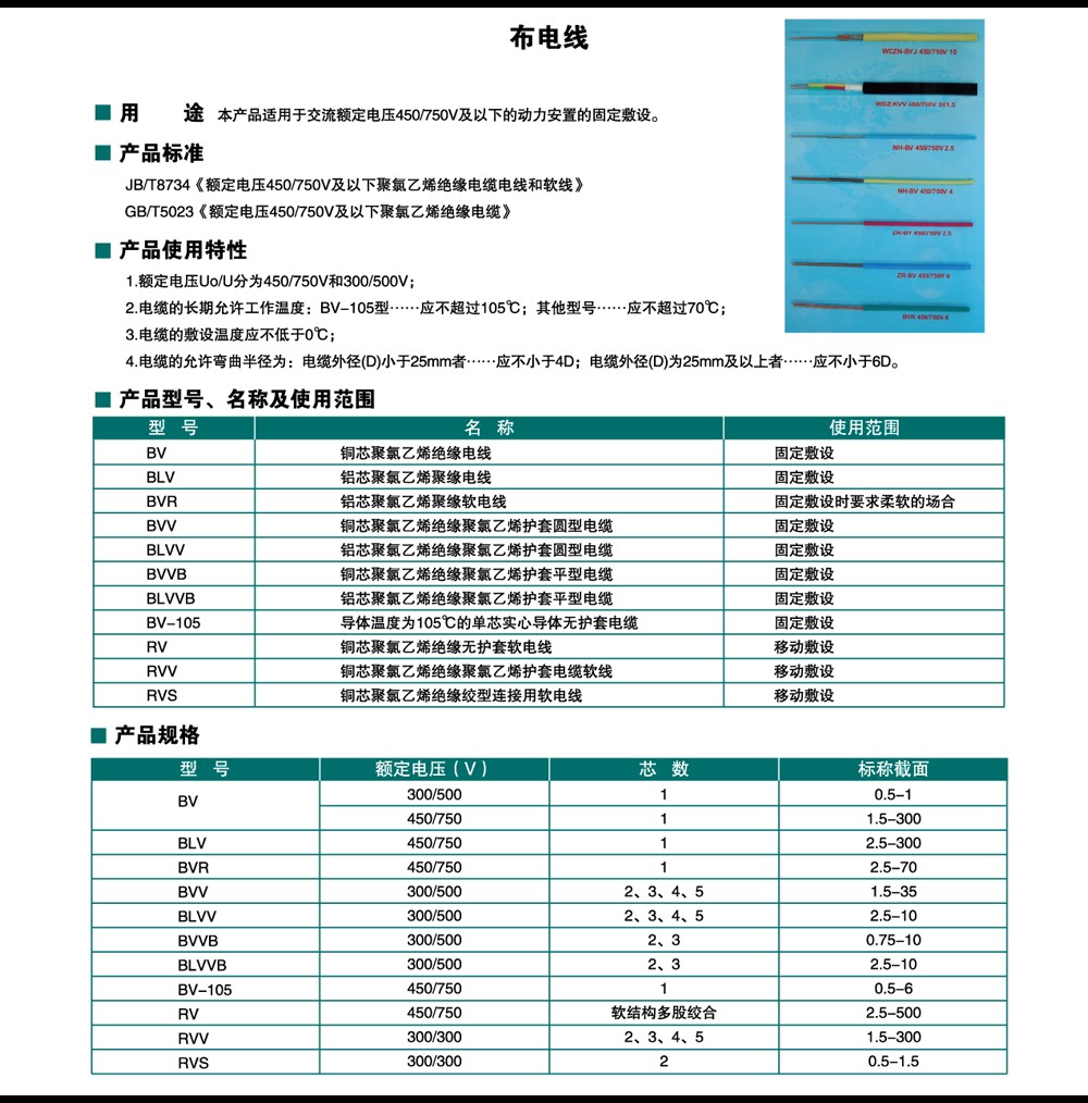 高低壓電力電纜